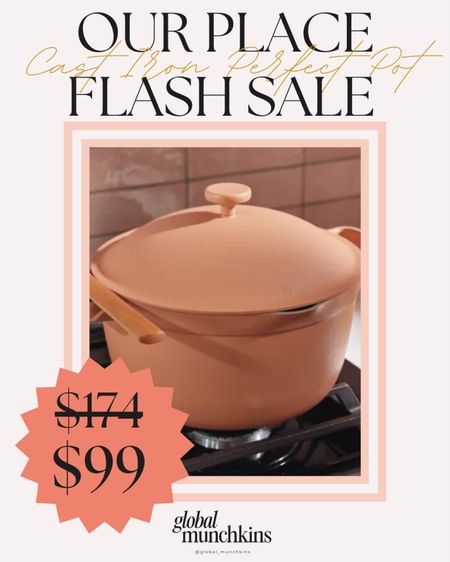 Our place flash sale! Cast Iron Perfect Pot! A 8-in-1 multifunctional, heirloom- quality cast iron Dutch oven 

#LTKsalealert #LTKhome #LTKover40
