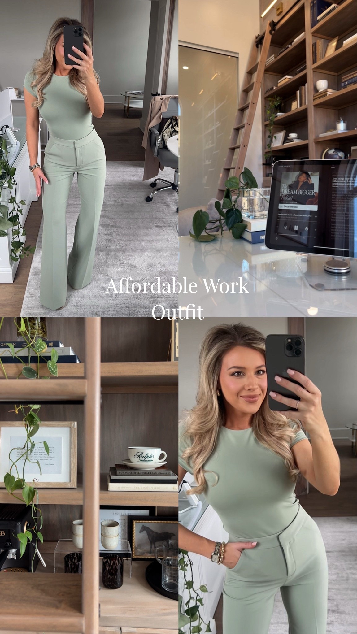 Obsessed with these bodysuits and trousers for the office! Makes for an easy business casual outfit that looks put together! 

Wearing 0R in trousers! 

This set may be sold out but they always repeat the same look in different colors!

#LTKootd #LTKWorkwear