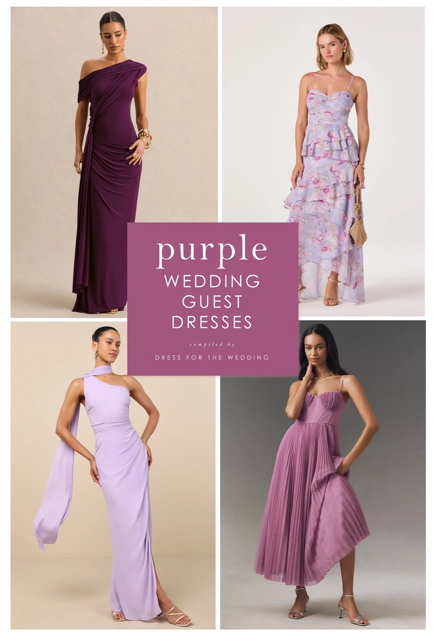 Purple dresses for wedding guests 
Fall wedding guest dress 
Formal wedding guest dress 
Black tie wedding guest dress 
August wedding guest dress 
Late summer wedding guest dress Semi formal wedding guest dress 
Follow Dress for the Wedding for more! wedding guest dresses, bridesmaid dresses, wedding dresses, mother of the bride dresses, cute outfits, affordable dresses. @astrthelabel @Anthropologie @Club L London @Lulus

#LTKootd #LTKgrwm #LTKWedding