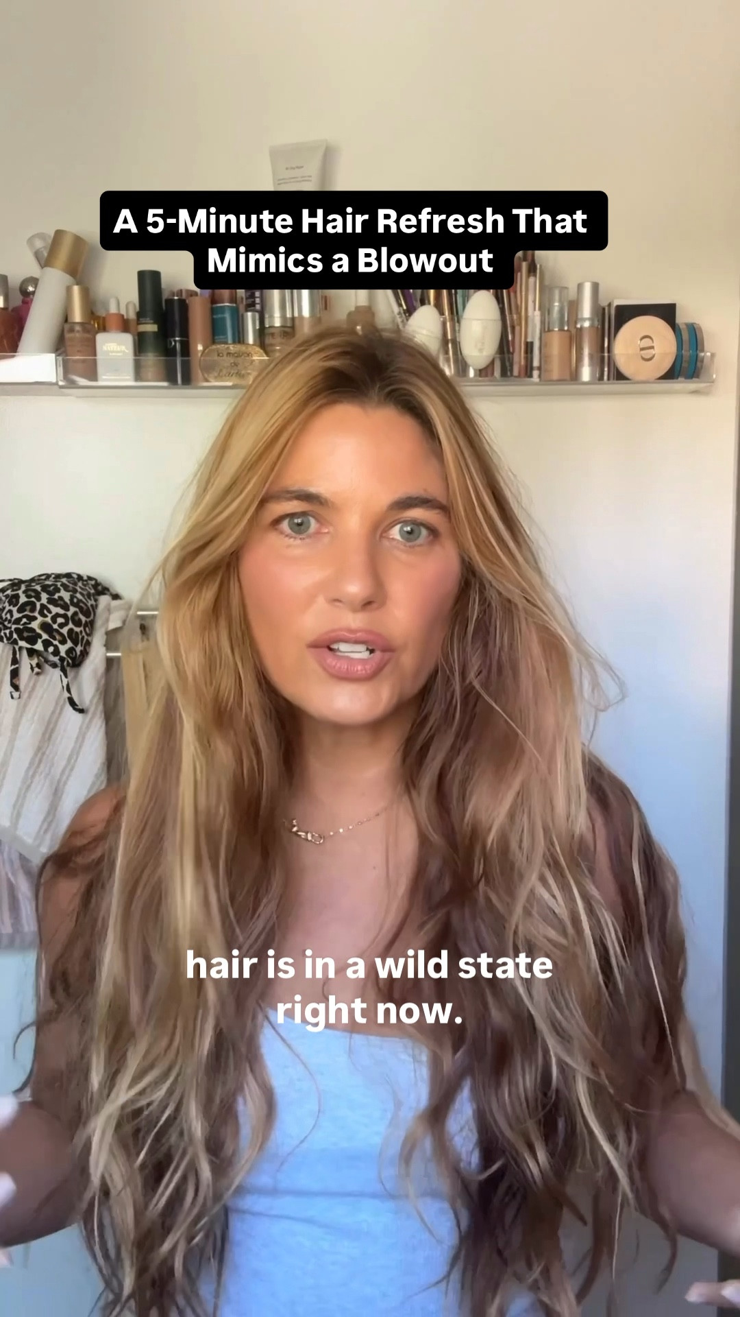 Watch this truly 5-minute hair transformation thanks to Académie Hair Sea Glass (free shipping through tomorrow) and T3 hot rollers for a blow out effect on tangled, sweaty hair. I also used a Maya Chia hairbrush. Makeup look: Dior foundation stick 3WO, Sweed Bronzer Golden Medium, Dolce+Gabbana Brownie Nude Lip Liner, Armani 503 lipstick, Chantecaille Radiant Blush, tank size medium (and on sale). 

#LTKBeauty #LTKCyberWeek #LTKGiftGuide