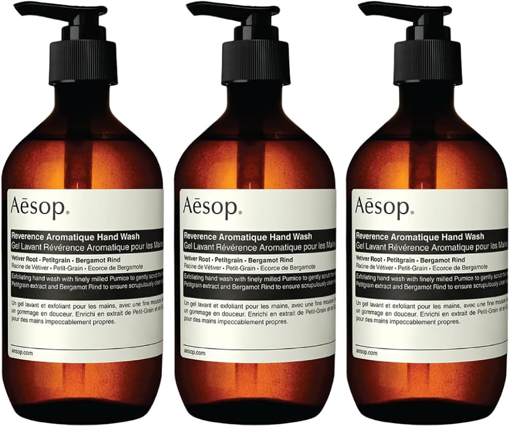 Aesop Reverence Aromatique Hand Wash | Gentle Exfoliating Hand Wash with Finely Milled Pumice | 5... | Amazon (US)