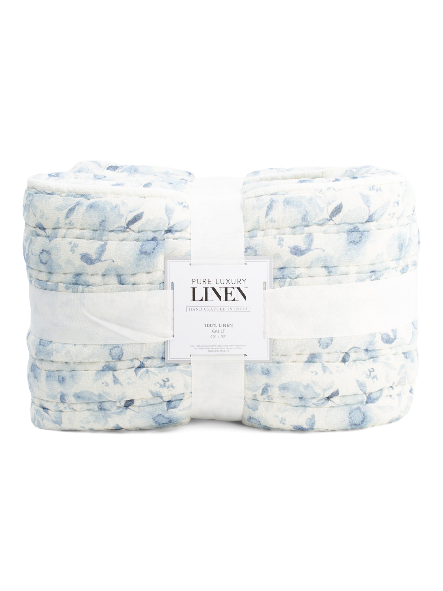 Linen Blend Floral Quilt | Bed & Bath | Marshalls | Marshalls