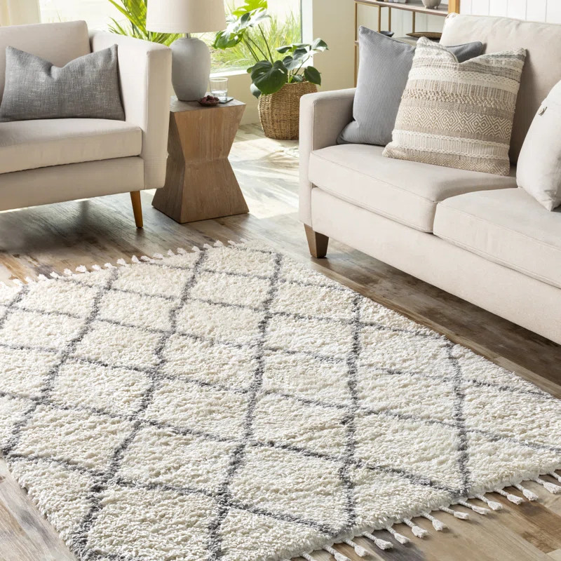 Dierking Performance Ivory/Gray Rug | Wayfair North America