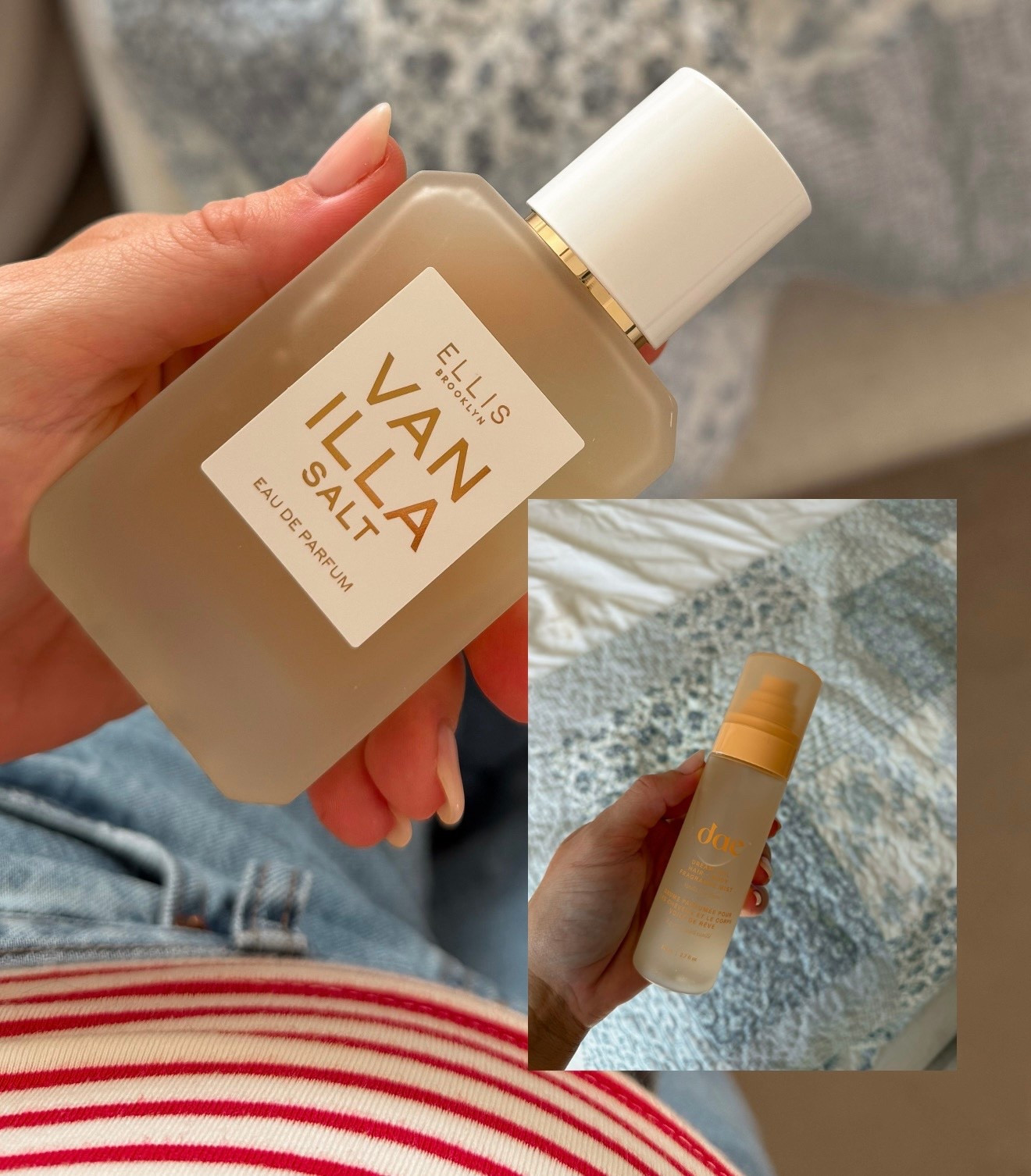 Spring scent combo🍦🍊🌊

This vanilla salt perfume paired with the Vanilla Dae Beam hair and body mist is my perfect spring scent combo!! The perfect mix of vanilla + fruity 

#LTKSeasonal