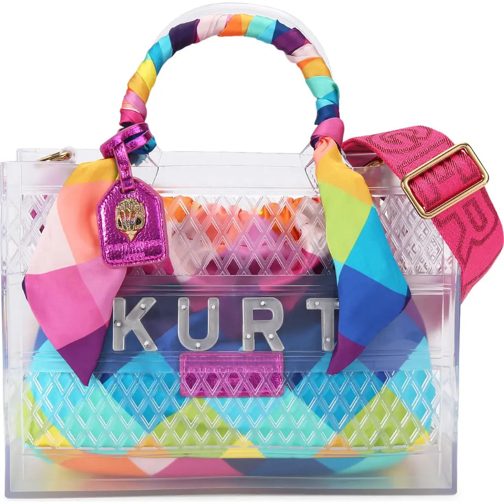 Kurt Geiger London Small Jelly Tote Bag in Pink Multicolored at Nordstrom | Nordstrom