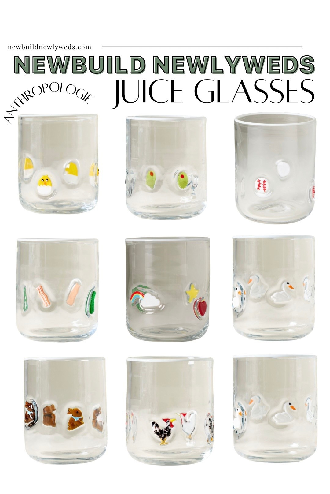 Anthropologie has the cutest juice glasses! The little chicks are so good for spring! 

#LTKHome #LTKSpringSale #LTKmorningroutine