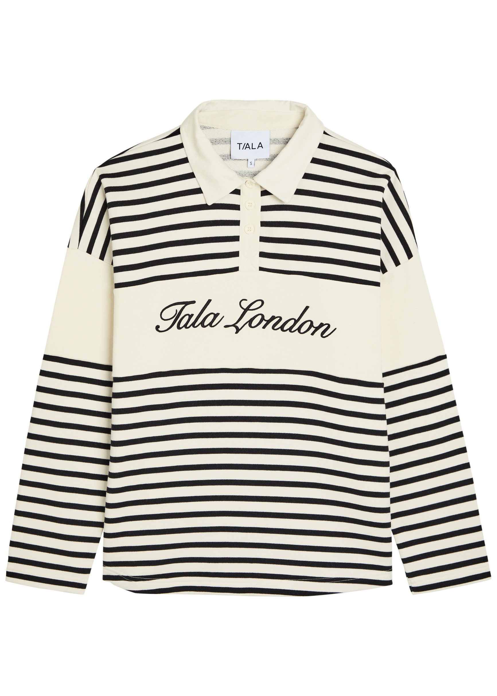 Rugby striped cotton-blend polo jumper | Harvey Nichols