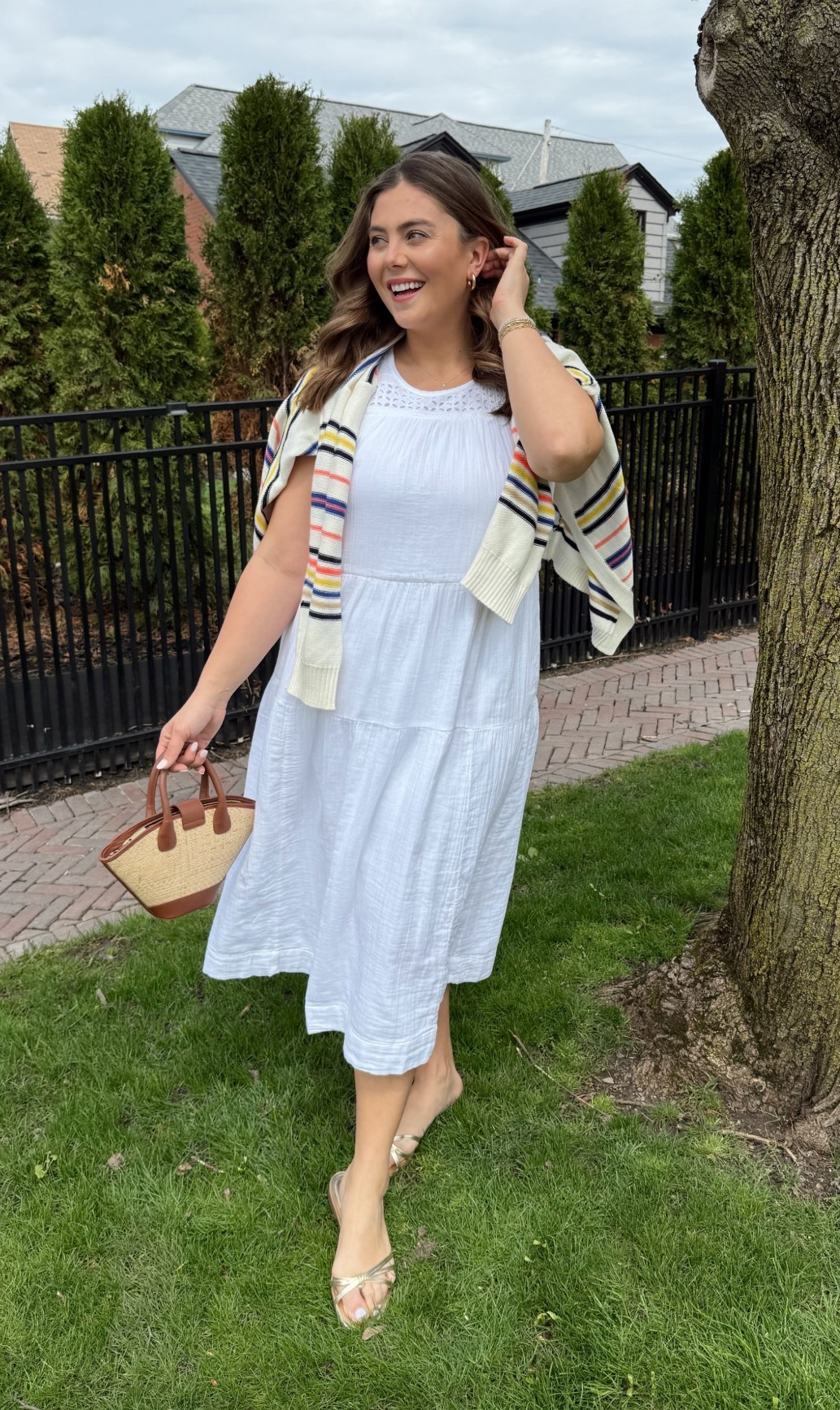 Wearing size 18/20 in dress & 14/16 in cardigan 

#LTKootd #LTKMidsize #LTKSeasonal