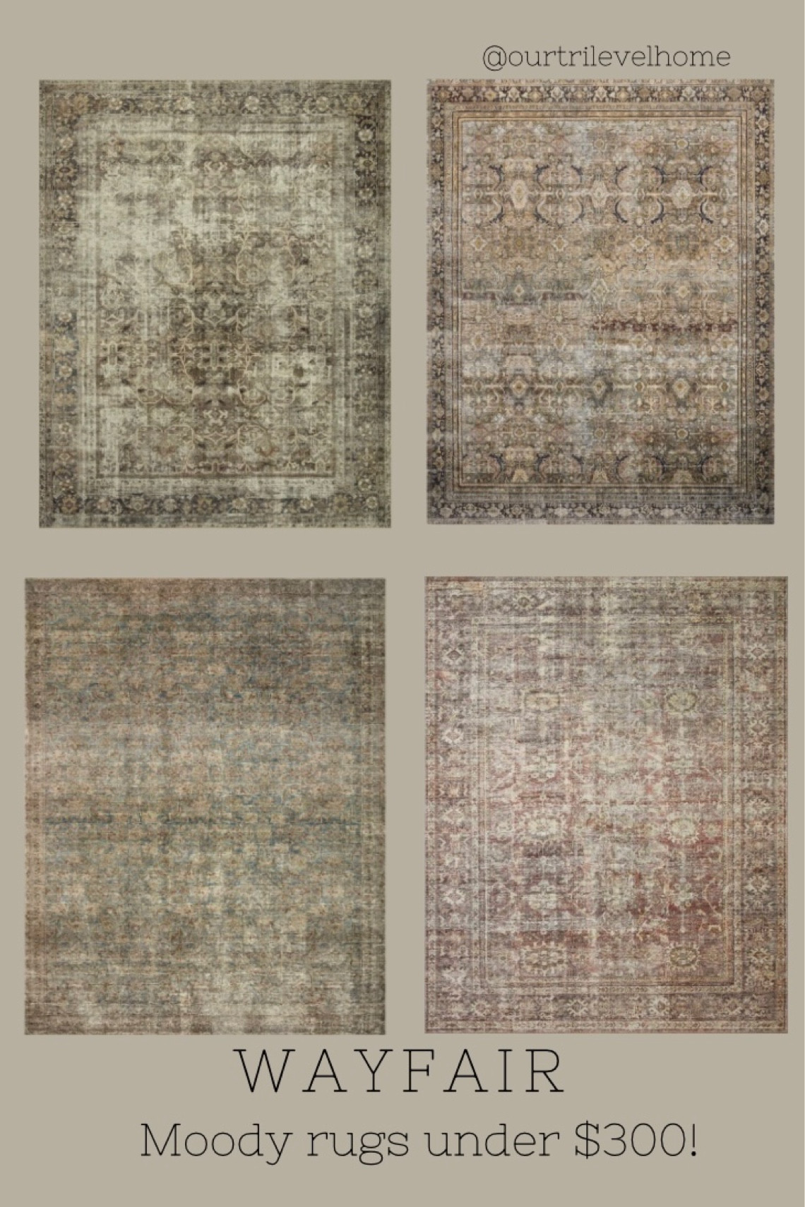 Moody rugs under $300! #wayfair #wayfairhome #rugs #moodyrugs #home #magnoliarug 

#LTKsalealert #LTKSale #LTKhome