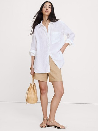 The Oversized Linen Shirt | Banana Republic (US)
