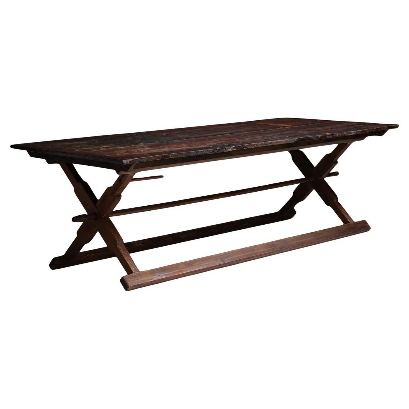 Folk Art Dining Table, America, 20th Century | 1stDibs