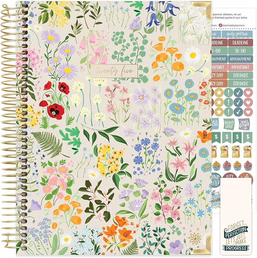bloom daily planners 2025 Planner HARDCOVER (8.5" x 11") Calendar Year Day Planner (January 2025 ... | Amazon (US)