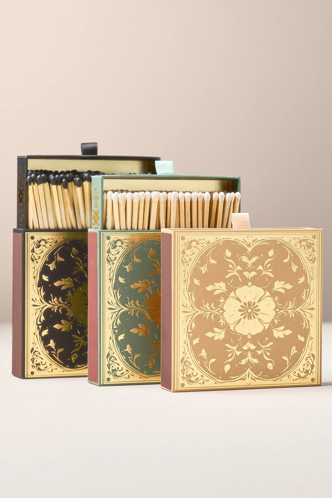 Skeem Gold Foil Matchbox | Anthropologie (US)