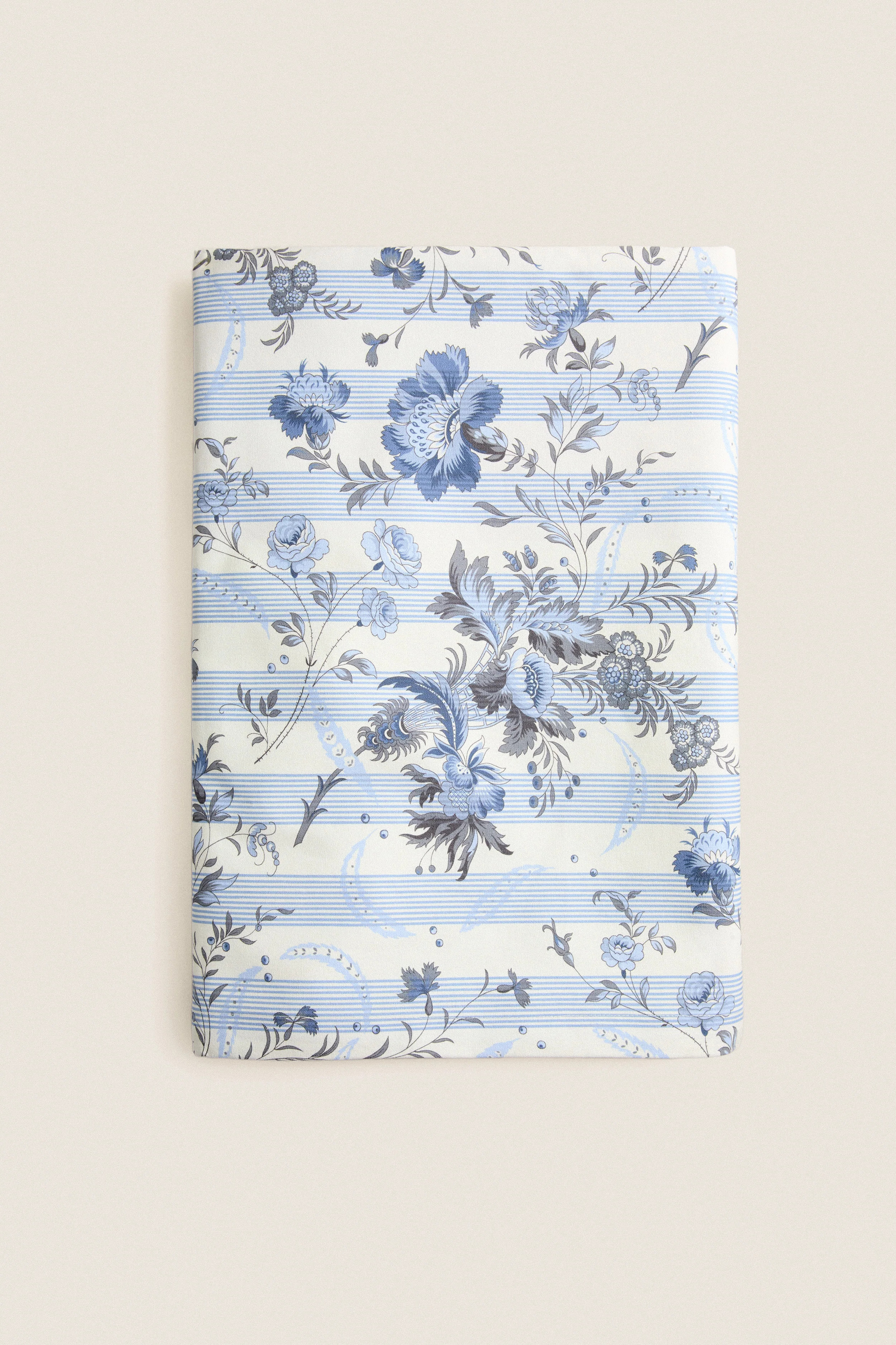 Dusty Blue Powder Room Chintz Tablecloth | Tuckernuck (US)