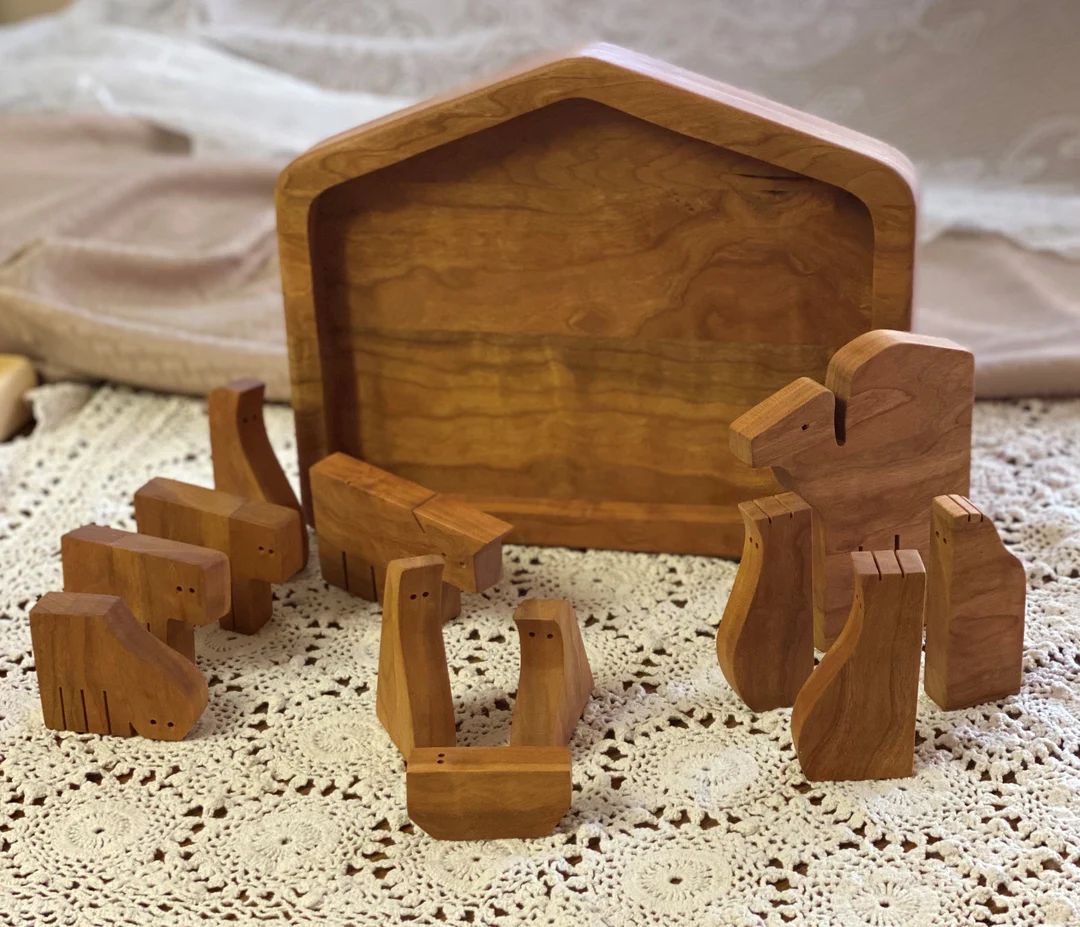 Wooden Nativity Puzzle | Etsy (US)