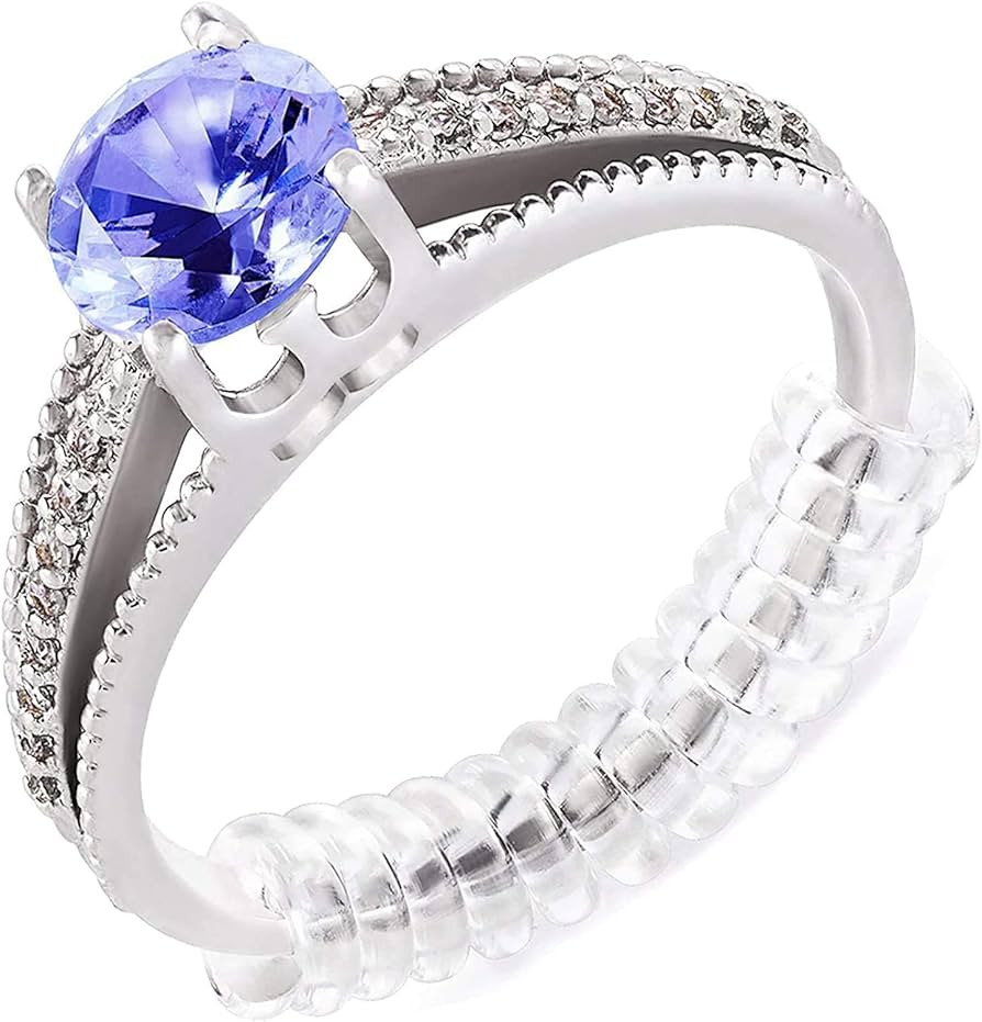 Ring Sizer Adjuster for Loose Rings - 12 Pack, 2 Sizes for Different Band Widths – Silicone Rin... | Amazon (US)