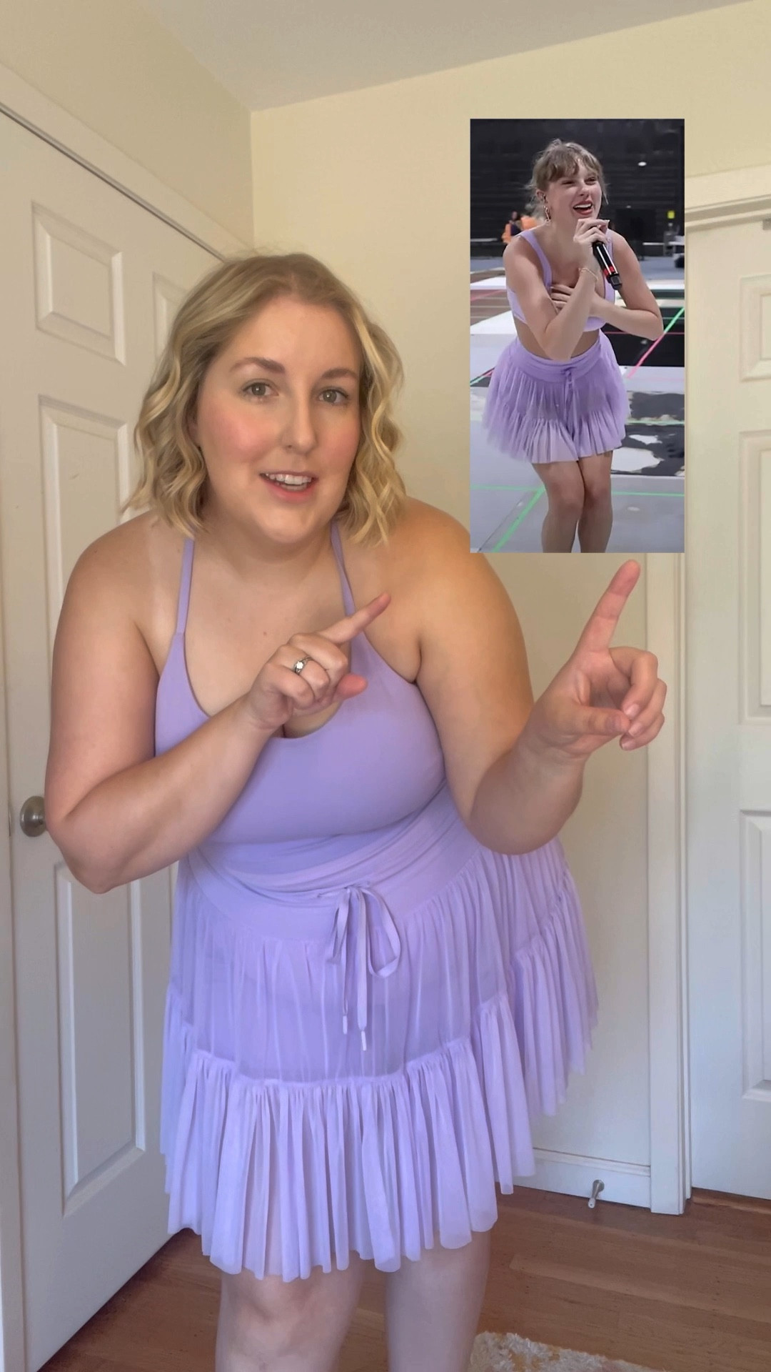 The gorgeous lilac pirouette ballerina skirt as seen on Taylor Swift herself is curvy girl approved! Wearing a size 1X as a 16/18💜✨ 

#LTKPlusSize #LTKActive #LTKStyleTip