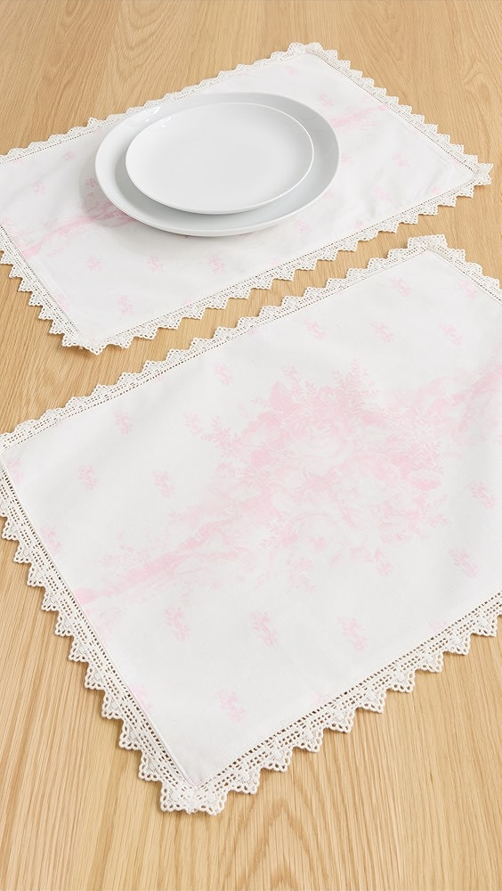 Printed Victorian Placemat Set | Shopbop