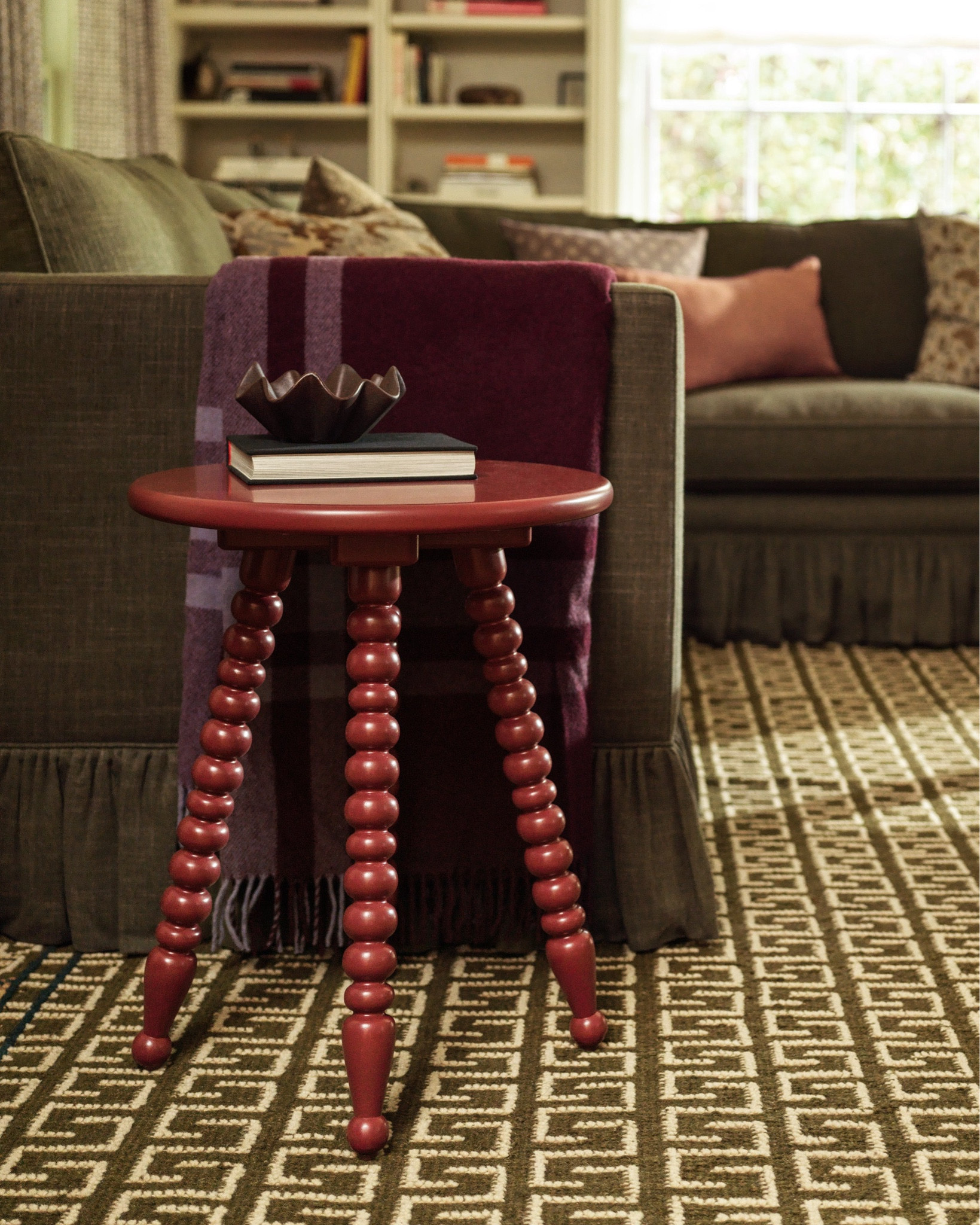 Round Side Table, Beaded legs meet a round top in a silhouette that feels both classic and fresh, making it perfect as a side table for living or bedroom layouts. The compact form slips into tight corners or acts as an end table beside a sofa or reading nook.

#LTKHome