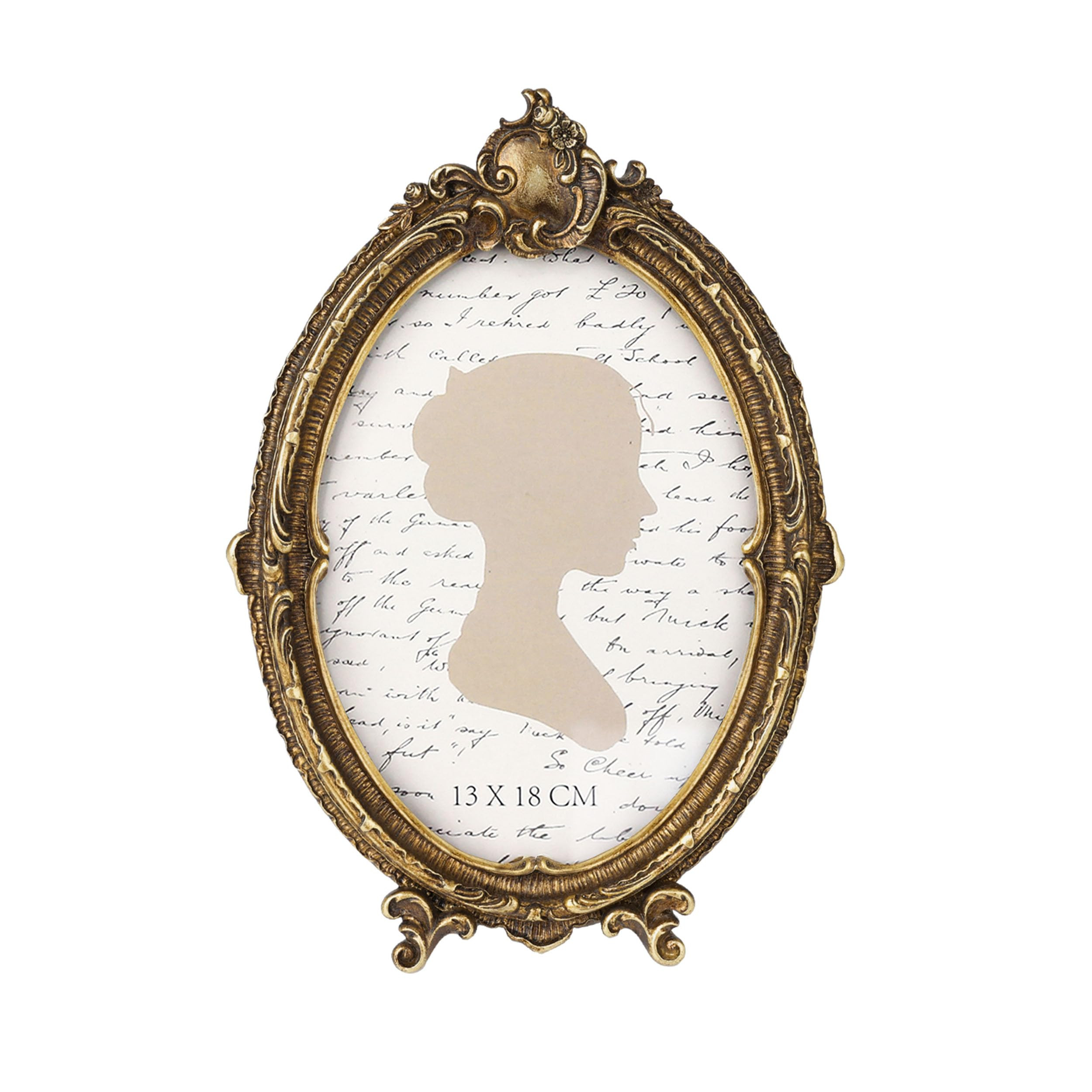 Sunlit Vintage Picture Frame 5x7 Inch, Oval Antique Photo Frames with Glass Front, Luxury Photo D... | Amazon (CA)