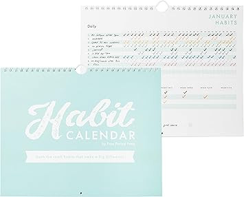 Habit Tracker Calendar & to Do List Planner, Spiral Bound Habit Tracker with Writable Goals, 12 M... | Amazon (US)