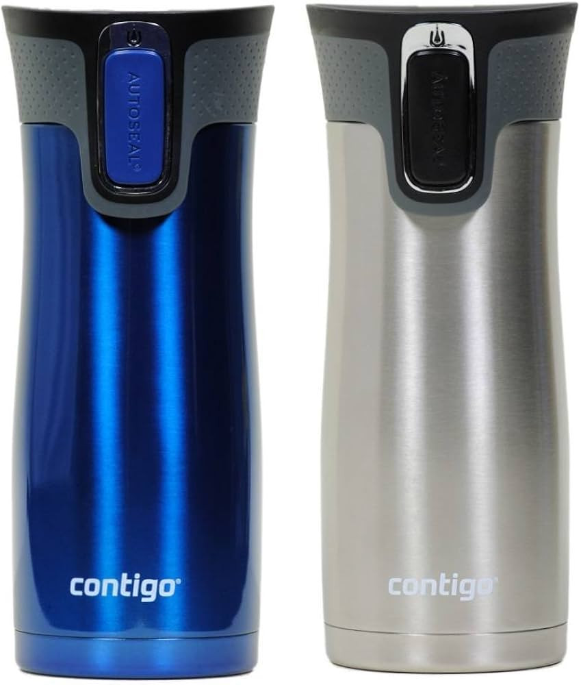 Contigo West Loop Stainless Steel Vacuum-Insulated Travel Mug with Spill-Proof Lid, Keeps Drinks ... | Amazon (US)