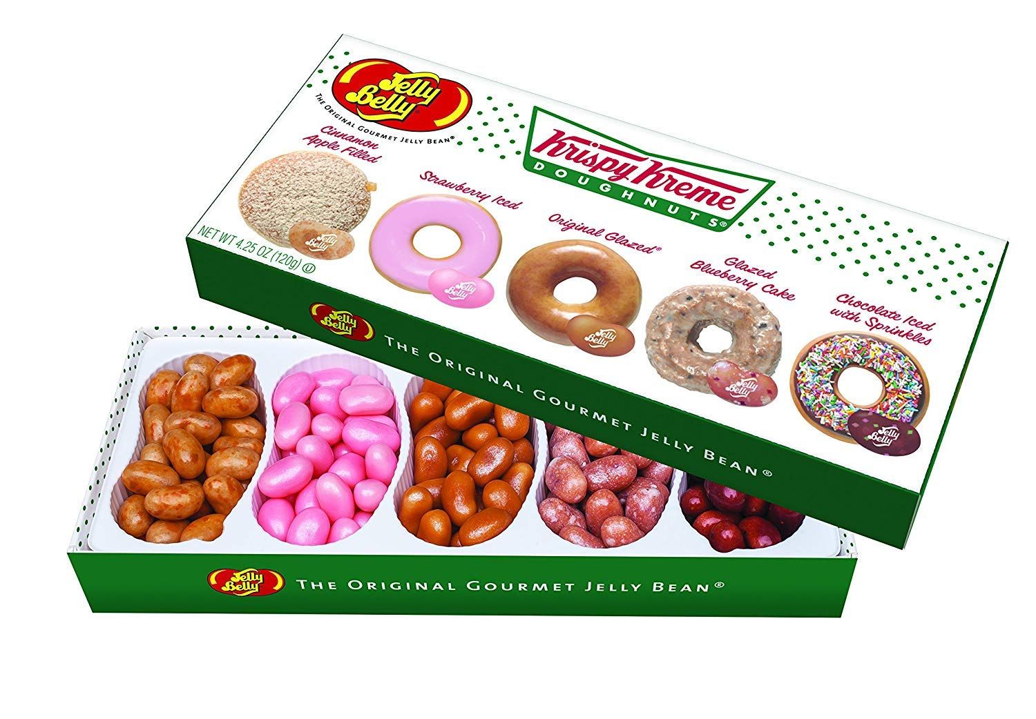 Amazon.com : Jelly Belly Candy 64787 4.25oz KK Gift Box 4.25 oz 5 Flavors Krispy Kreme, Multi-col... | Amazon (US)