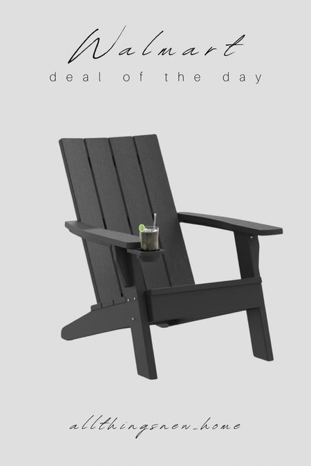 Deal of the day! Adirondack chair sale

#LTKxWalmart #LTKSaleAlert #LTKHome