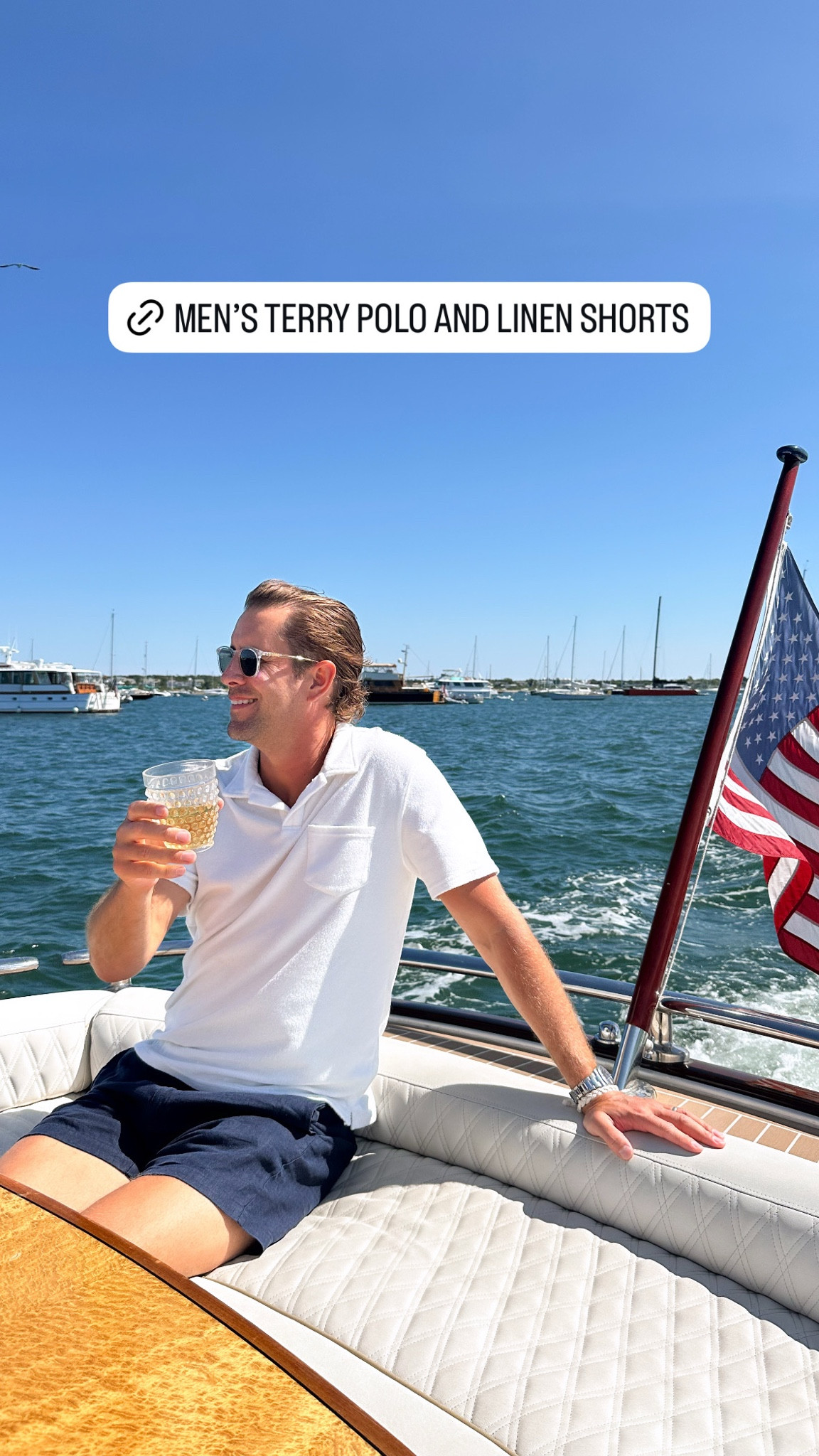 Men’s summer outfit, men’s fashion, terry polo, men’s navy linen shorts. 

#LTKMens #LTKFindsUnder100 #LTKSaleAlert