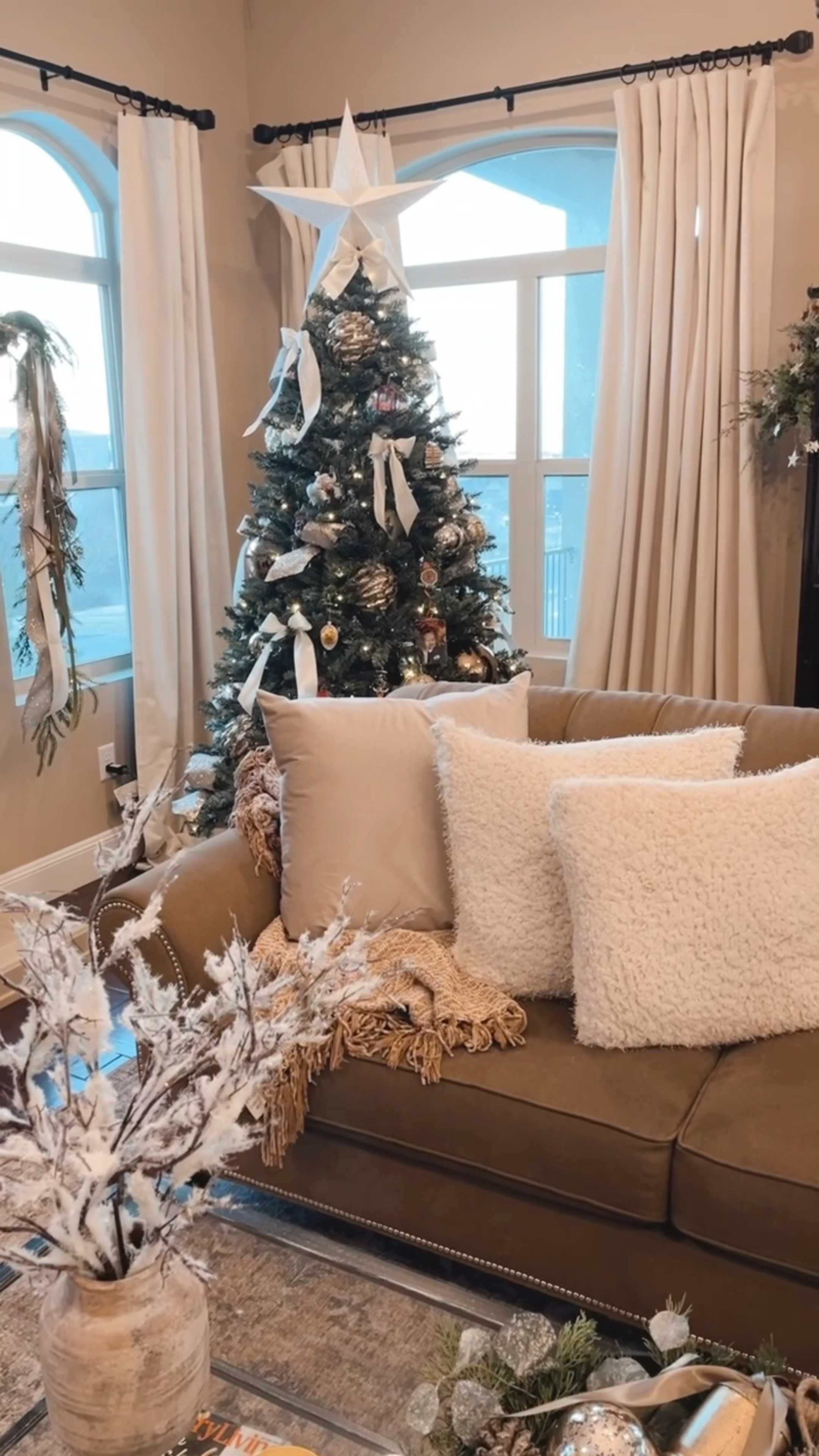 Faux linen blackout curtains from Amazon.  Beautiful texture, several color options, blackout, easy to hang- rings included or can by hung by a rod.  They come in a package of 2 and are quite affordable.  Modern decor, neutral decor, living room decor, bedroom decor. 

#LTKhome