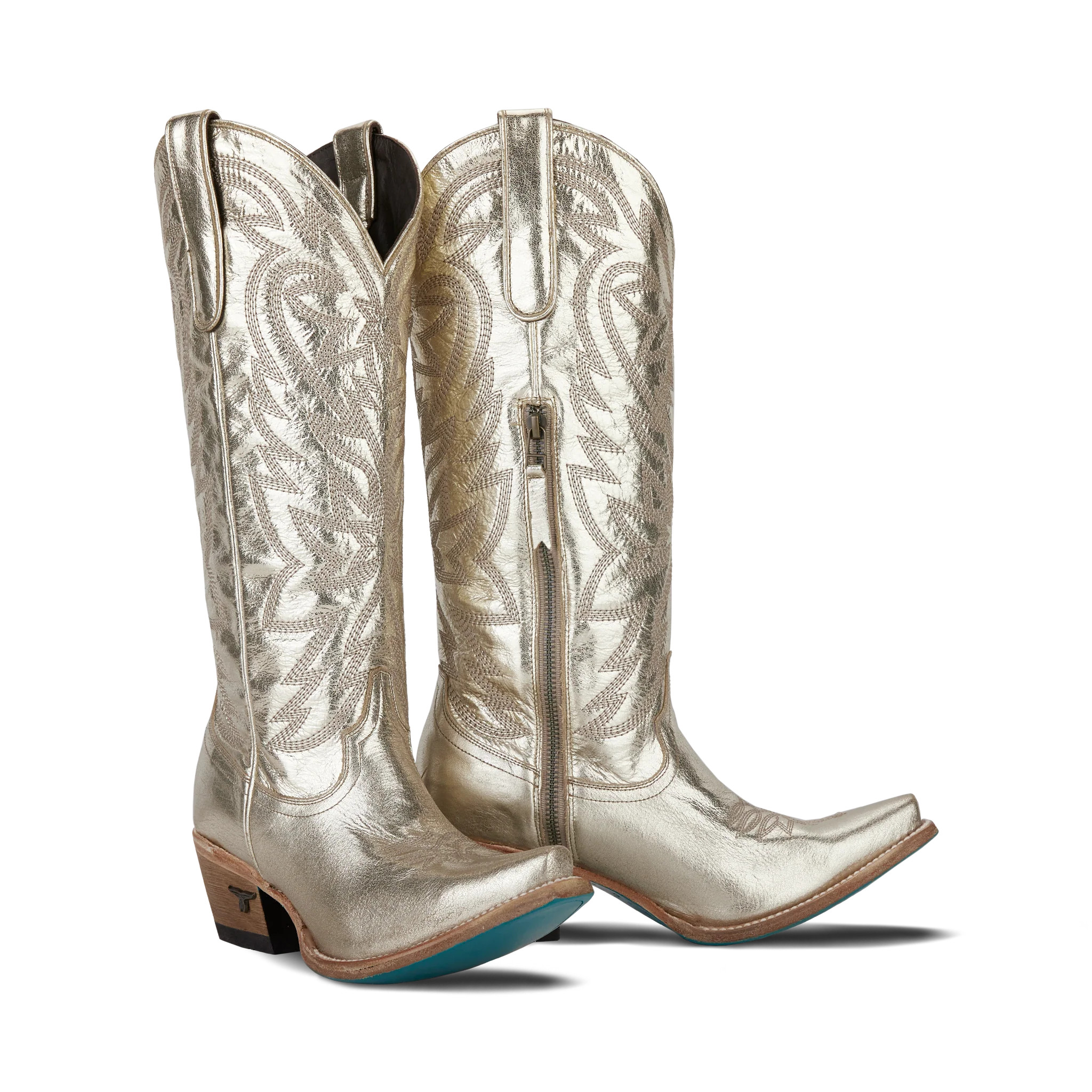 Smokeshow Boot - Champagne Metallic | Lane Boots