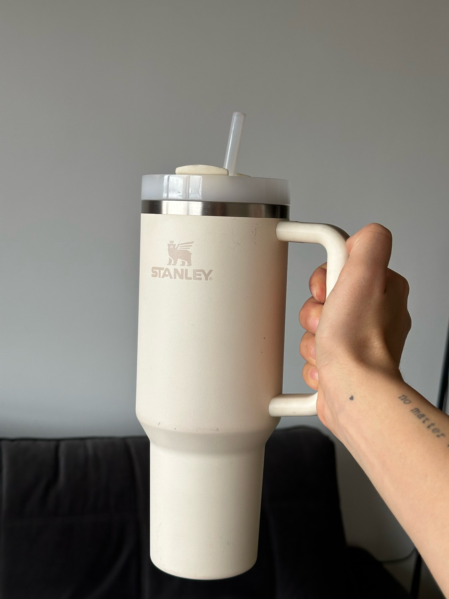 Hidratada sempre, copo Stanley de 1,2L 

Muito mais fácil bater sua quantidade de água diária e ainda mantém ela gelada por horas 