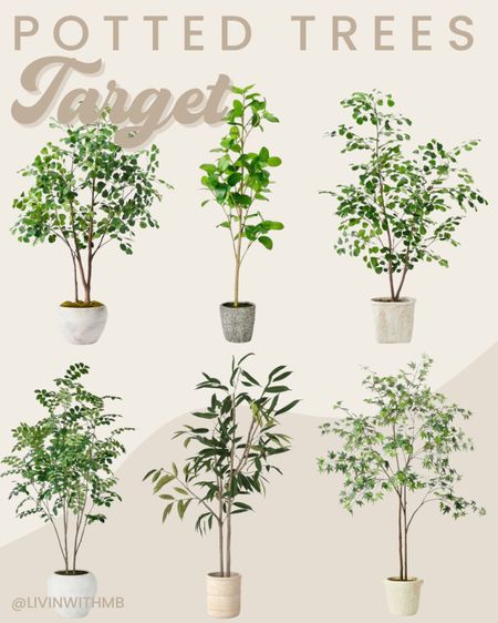 Faux, modern potted trees from Target and Studio McGee! A beautiful addition to your spring home decor!

#LTKSeasonal #LTKFind #LTKhome