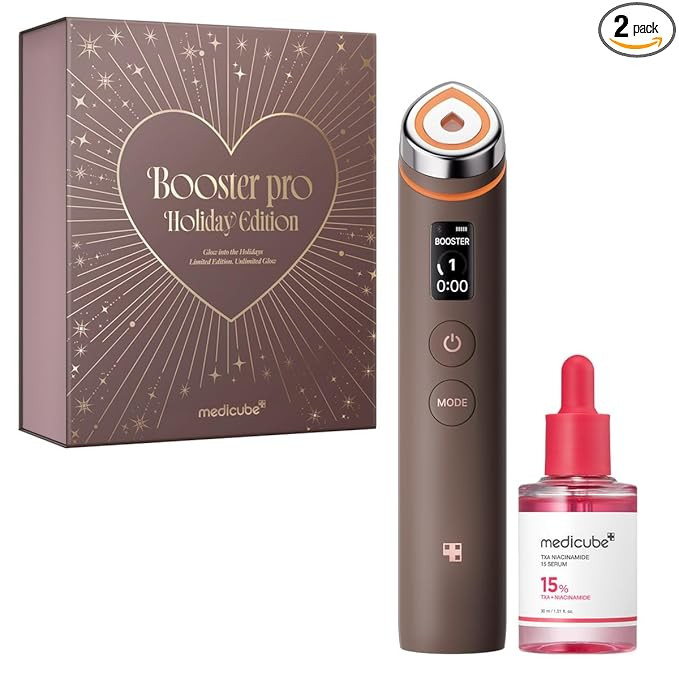 medicube Booster Pro Holiday Gift Set, Amazon Exclusive | Limited Mocha Booster Pro + TXA Niacina... | Amazon (US)