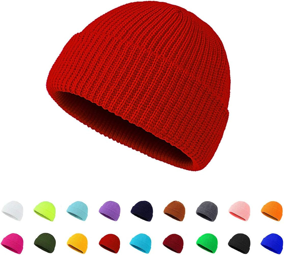 Winter Beanie Hats Unisex Beanie Knit Caps Classic Warm Winter Hats | Amazon (US)