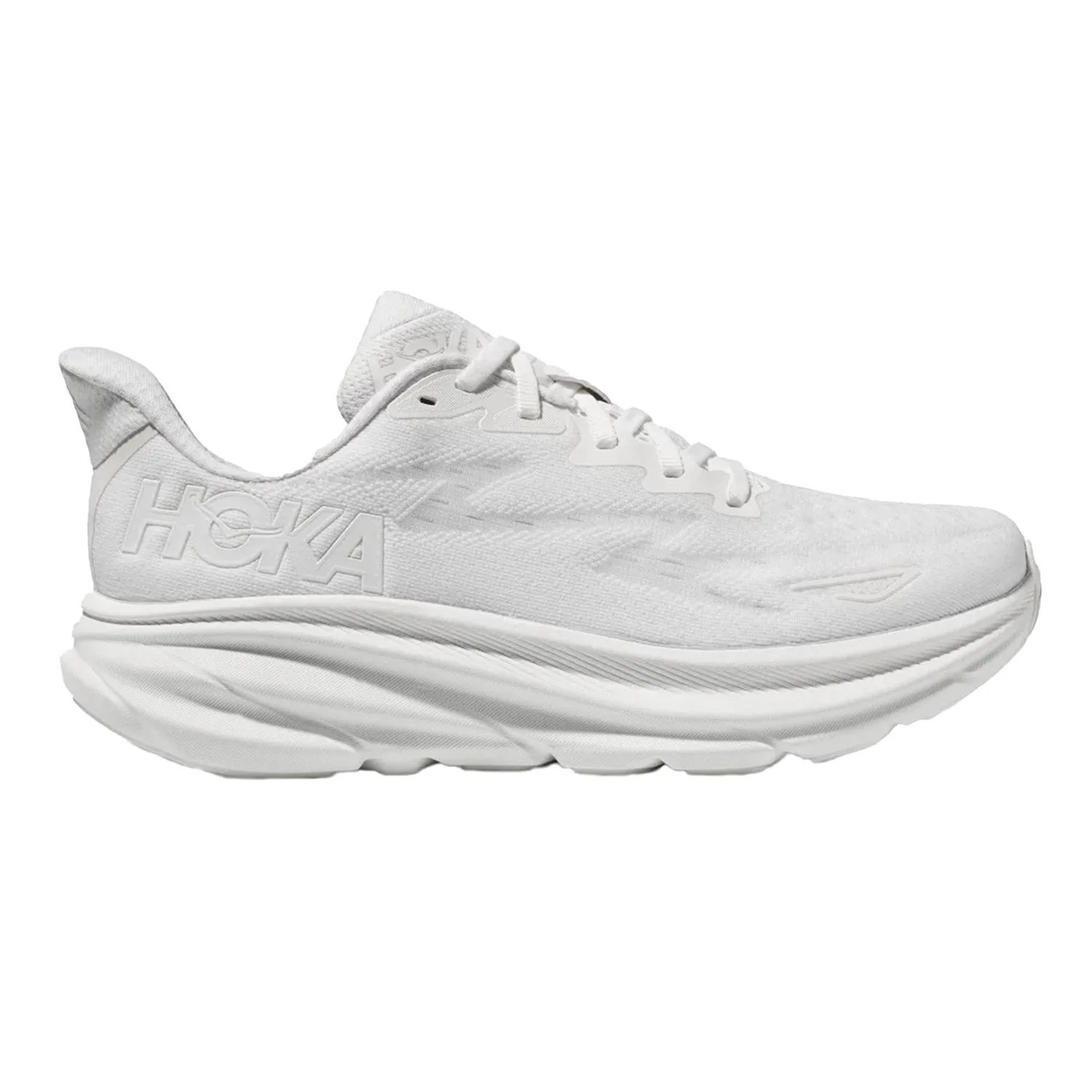 Women's Clifton 9 Running Shoes In White/white | Shop Simon