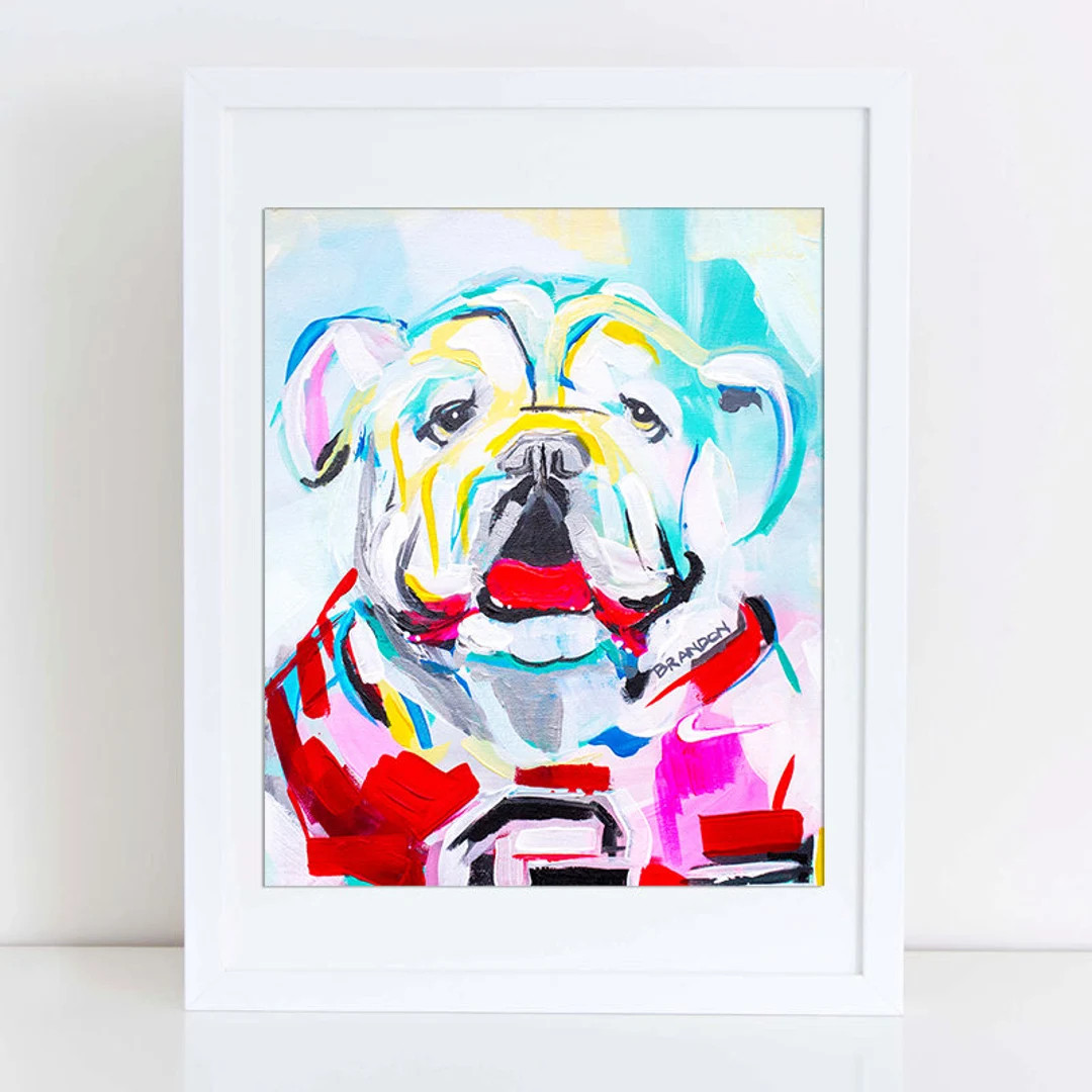 Georgia Bulldogs "bright & Airy Uga" by Brandon Thomas | Officially-licensed Archival-quality Gic... | Etsy (Global)