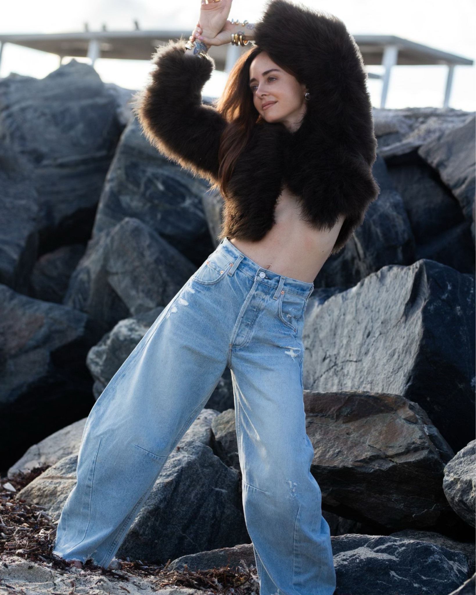 Fab and furry! 

First of all, I am fully subscribed to barrel jeans. Love the shape, will always wear this pair. The thing about jeans is you can’t subscribe to jeans trends, you simply need to find the shape that looks good on you and wear them on repeat. And I mean, who doesn’t love a fur? 

Wearing size 24 jeans 

#LTKTravel #LTKHoliday #LTKStyleTip