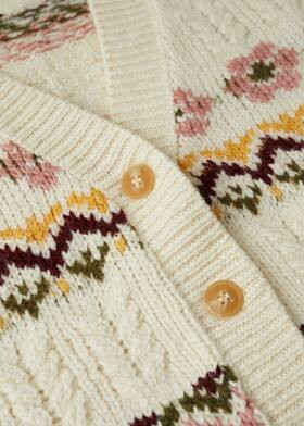 Mehrfarbige Strickjacke | MANGO (DE)