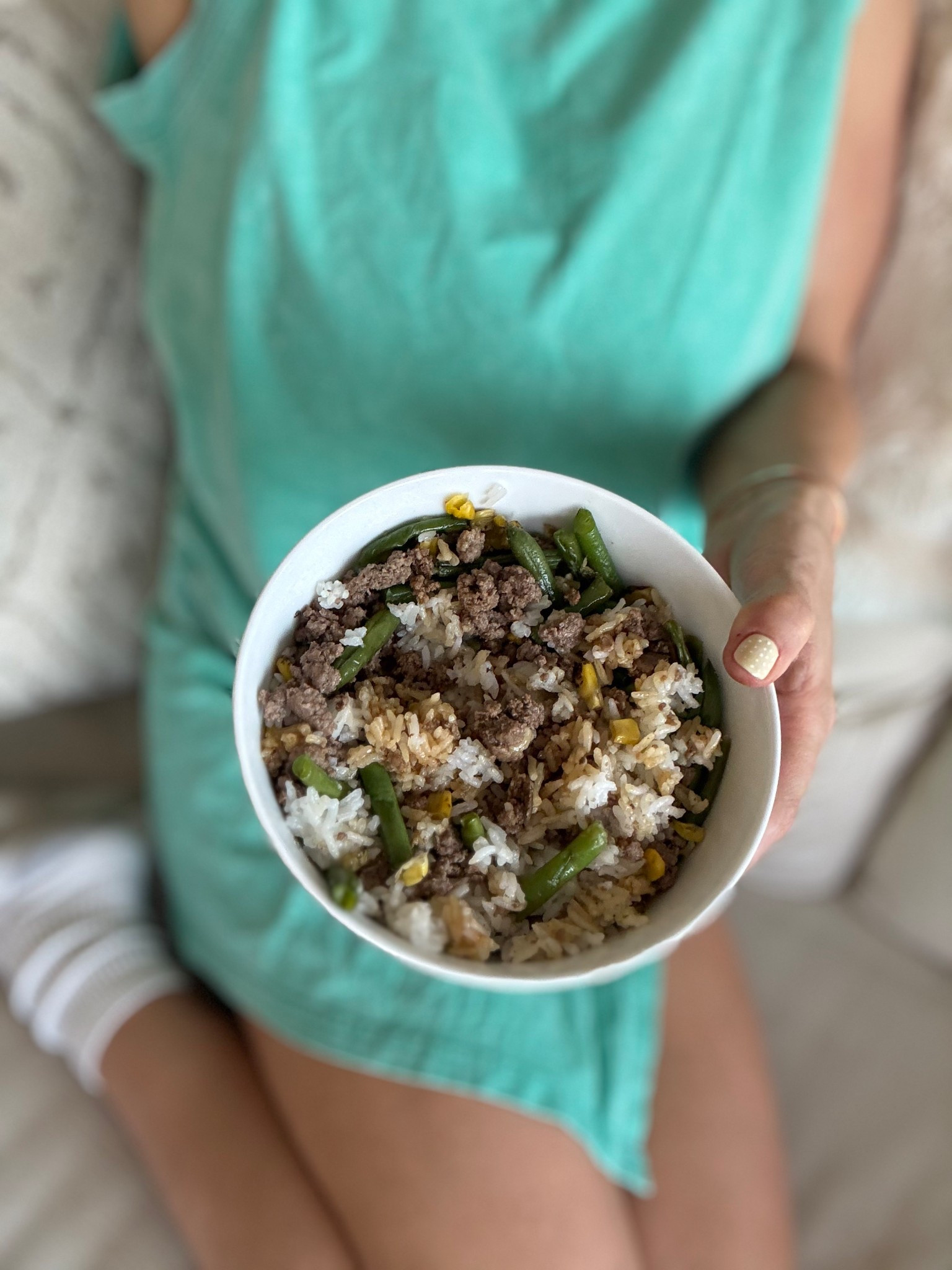 An easy fit and meal. This teal color is absolutely beautiful, but this Amazon set comes in so many different colors! This bowl is a go to for dinner. Rice, protein, veggie, coconut aminos, salt/pepper. Easy peasy!

#LTKootd #LTKmomlife #LTKfoodie