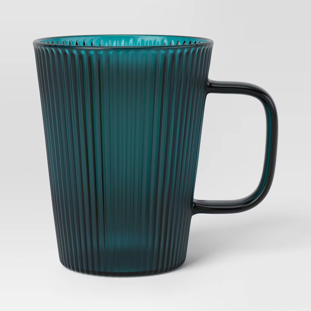 14.3oz Colored Glass Mug Teal - Threshold™ | Target