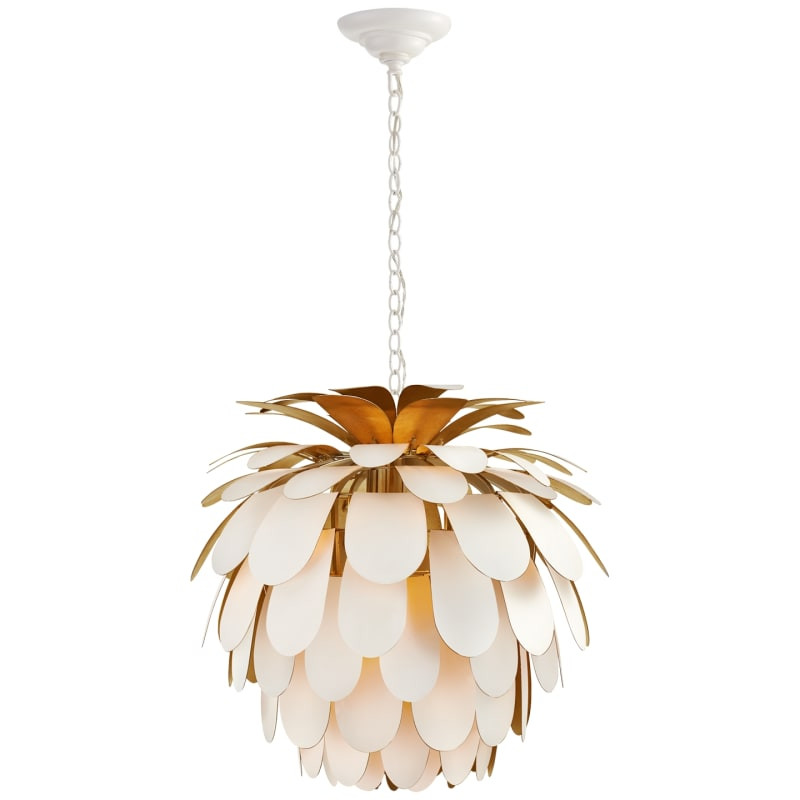 Visual Comfort CHC 5165 Cynara 23" Medium Chandelier by E.F. Chapman Plaster White Indoor Lighting C | Build.com, Inc.