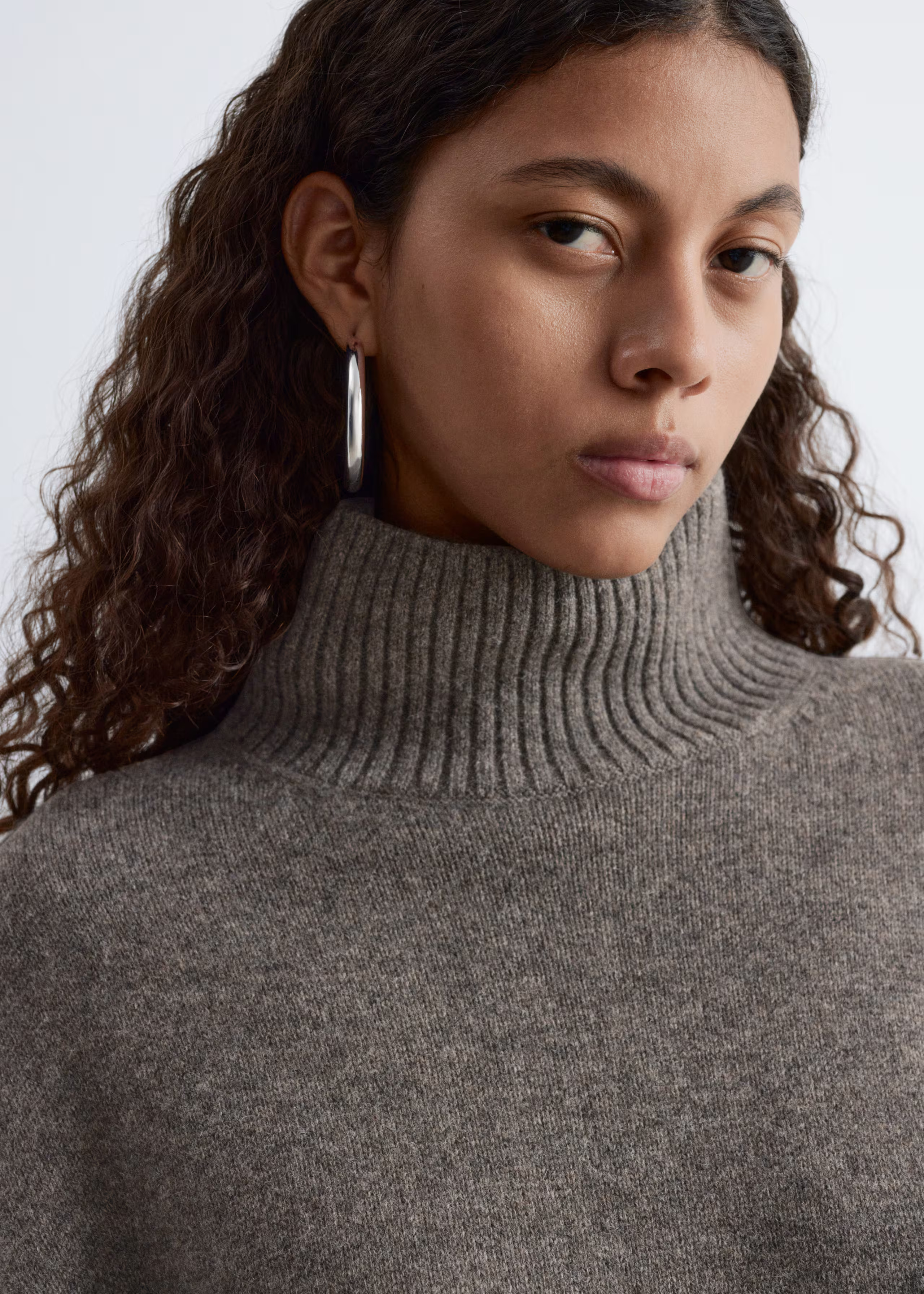 Oversized Turtleneck Wool Jumper | & Other Stories UK