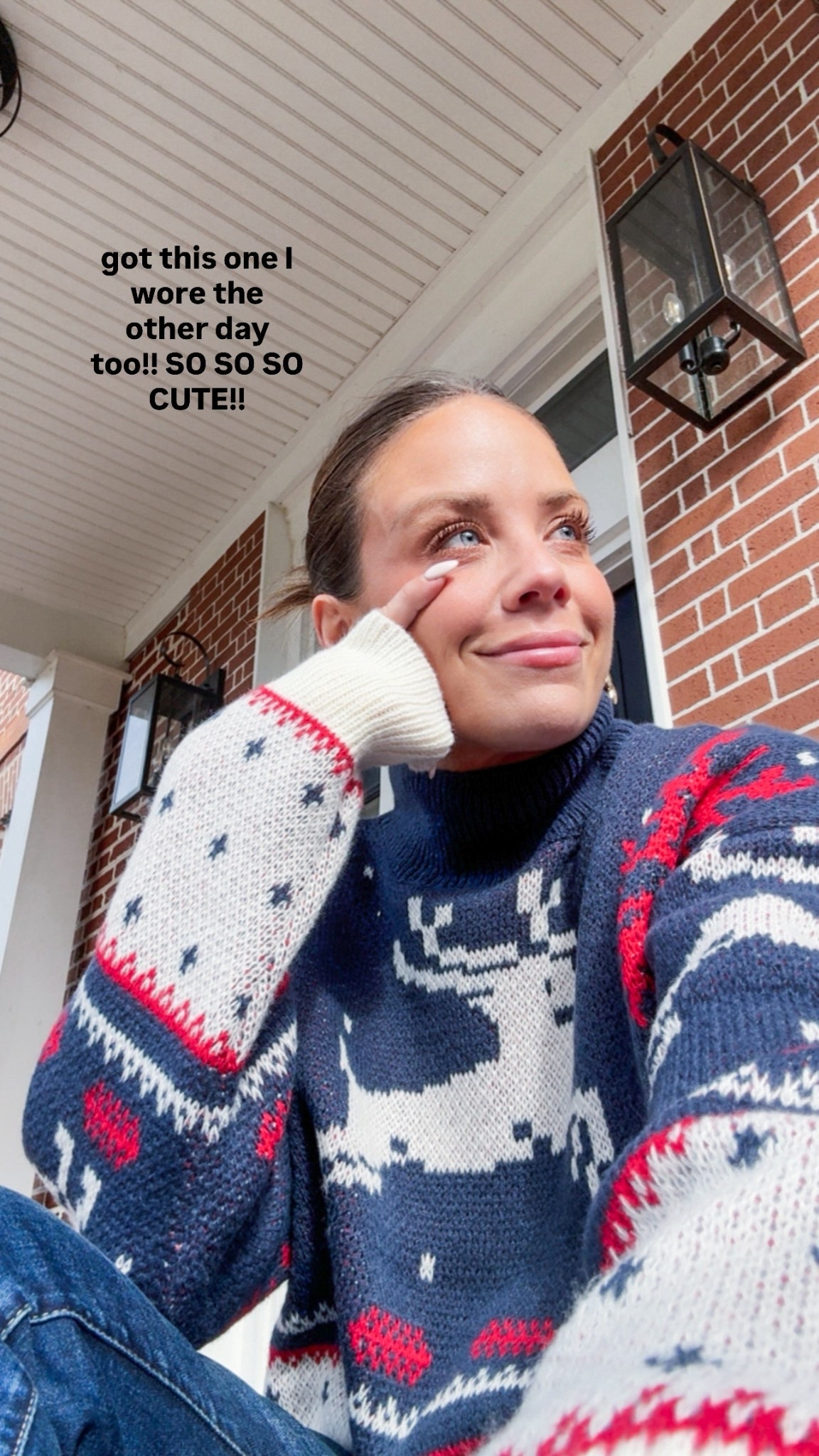 Code KRISTINA for 20% off! In small. Christmas sweater 

#LTKHoliday #LTKSaleAlert #LTKFindsUnder100