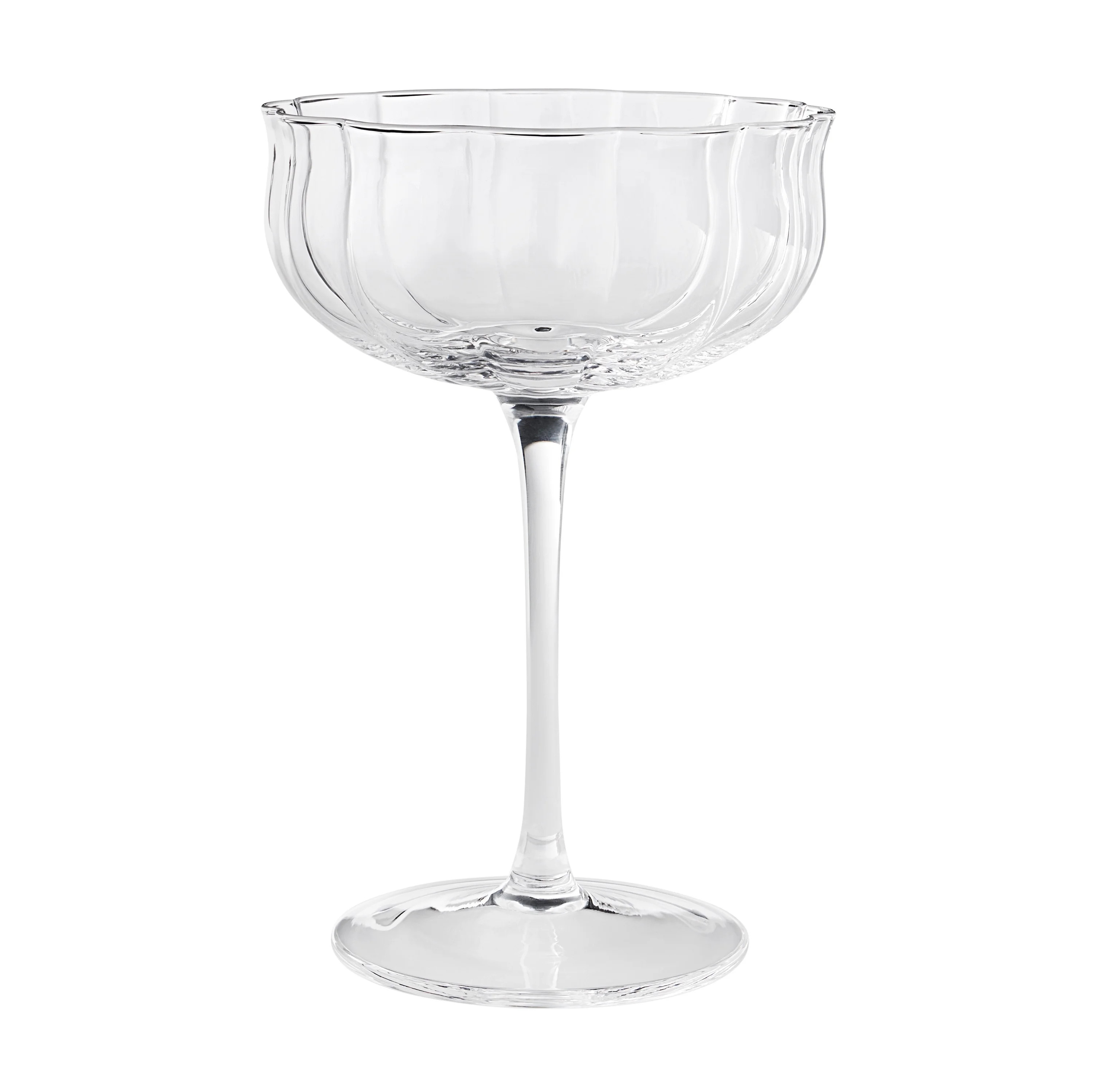 The Pioneer Woman Colette 8-Ounce Scalloped Cocktail Glasses, Clear, Set of 4 - Walmart.com | Walmart (US)