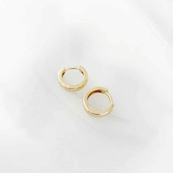 Petite Huggie Hoop Earrings | Vana Chupp Studio