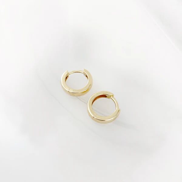 Petite Huggie Hoop Earrings | Vana Chupp Studio