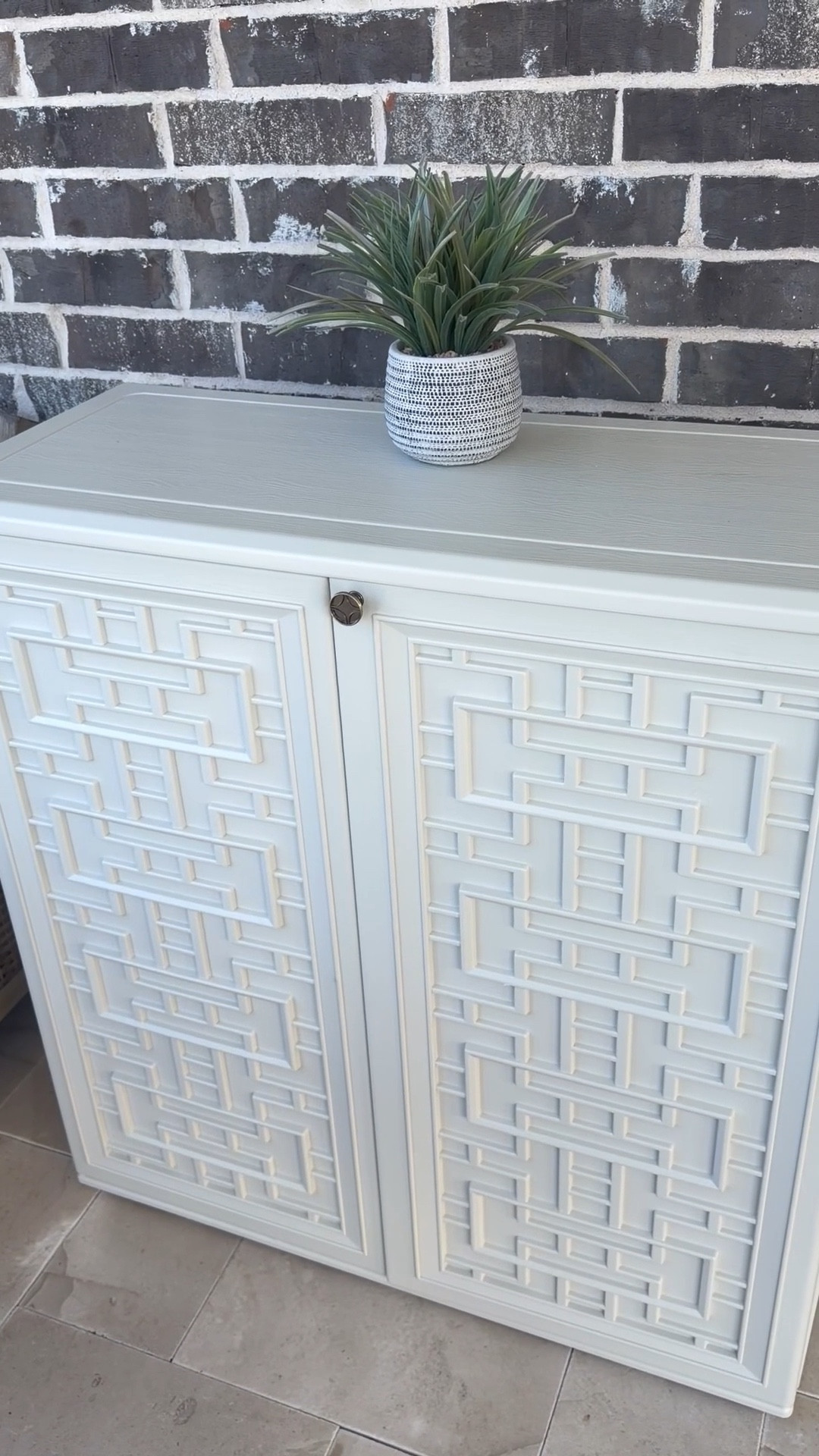 Indoor Outdoor Storage Cabinet Waterproof with Shelf, Off White Plastic Outdoor Cabinets for Patio/Garden/Backyard, Size 34.3''L*15''W*36.2''H 

#LTKSeasonal #LTKHome #LTKSwim