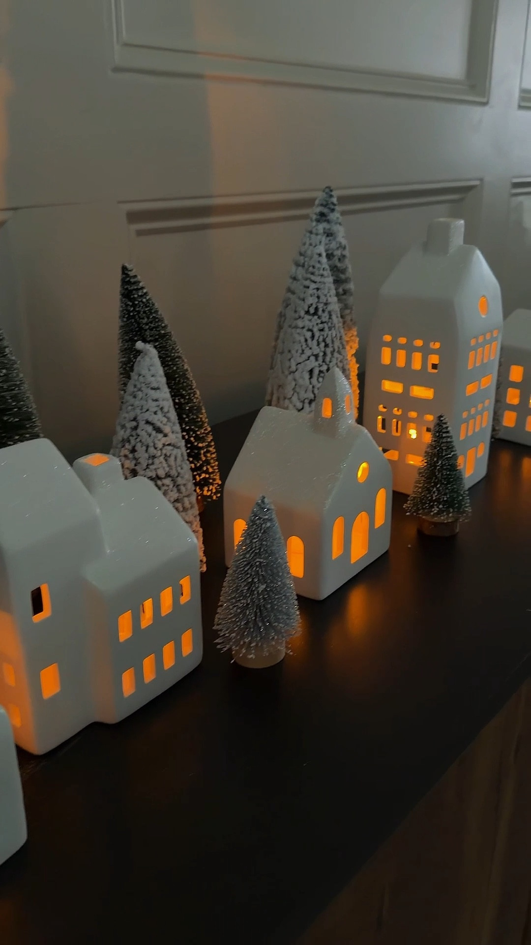 Christmas village decor 