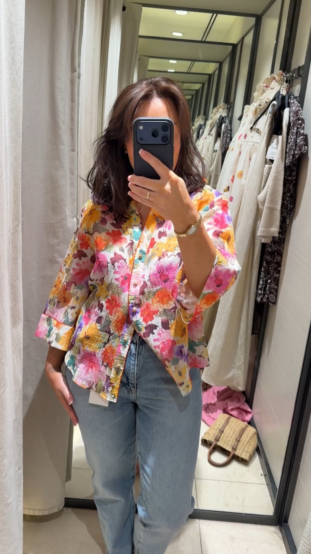 A few bits I thought were pretty in Zara today. The floral blouse you need to size down  ( I'm M but tried a S) also the pink jumper/ cream cardigan & beige dress they come up big too. ( so I'd get S when usually a M) The jeans I sized up as they were tight! The chocolate set was a M

#LTKuk #LTKspring #LTKunboxing